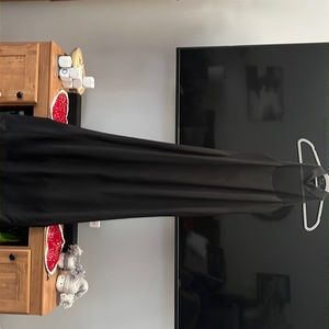 Black gown sleeveless size 11-12